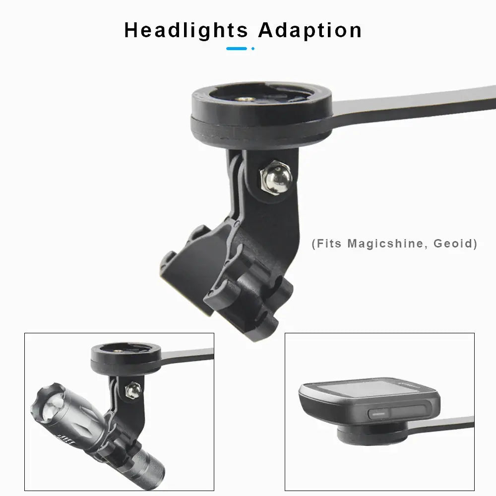 New Bicycle Computer Holder Carbon Fiber Road Bike Stopwatch Speedometer Mount Holder For Garmin Bryton Wahoo Giant Light Stand - Cheap Carbon Parts