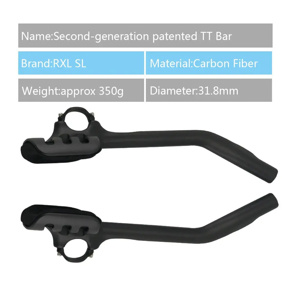 RXL SL Carbon Bicycle Rest Bar 31.8mm TT Handlebar Bicycle Rest Bar 30°/40°/50° Triathlon Extender Carbon Road HandlebarRest Bar - Cheap Carbon Parts