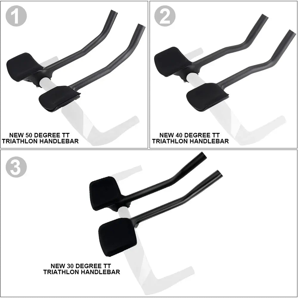 RXL SL Carbon Bicycle Rest Bar 31.8mm TT Handlebar Bicycle Rest Bar 30°/40°/50° Triathlon Extender Carbon Road HandlebarRest Bar - Cheap Carbon Parts