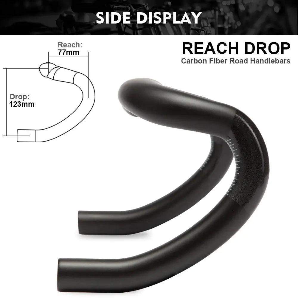 RXL SL Carbon Road Bike Handlebars 380/400/420/440mm RXL SL Road Bicycle Handlebar 31.8 Cycling Carbon Handle Drop Bar Parts - Cheap Carbon Parts