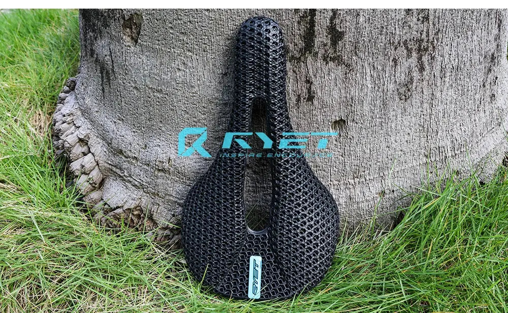 RYET 3D Printed Bike Carbon Saddle 140mm 143mm Super Light Road MTB Racing 3D/EVA Saddles Bicycle Cushion Cycling Seating Part - Cheap Carbon Parts