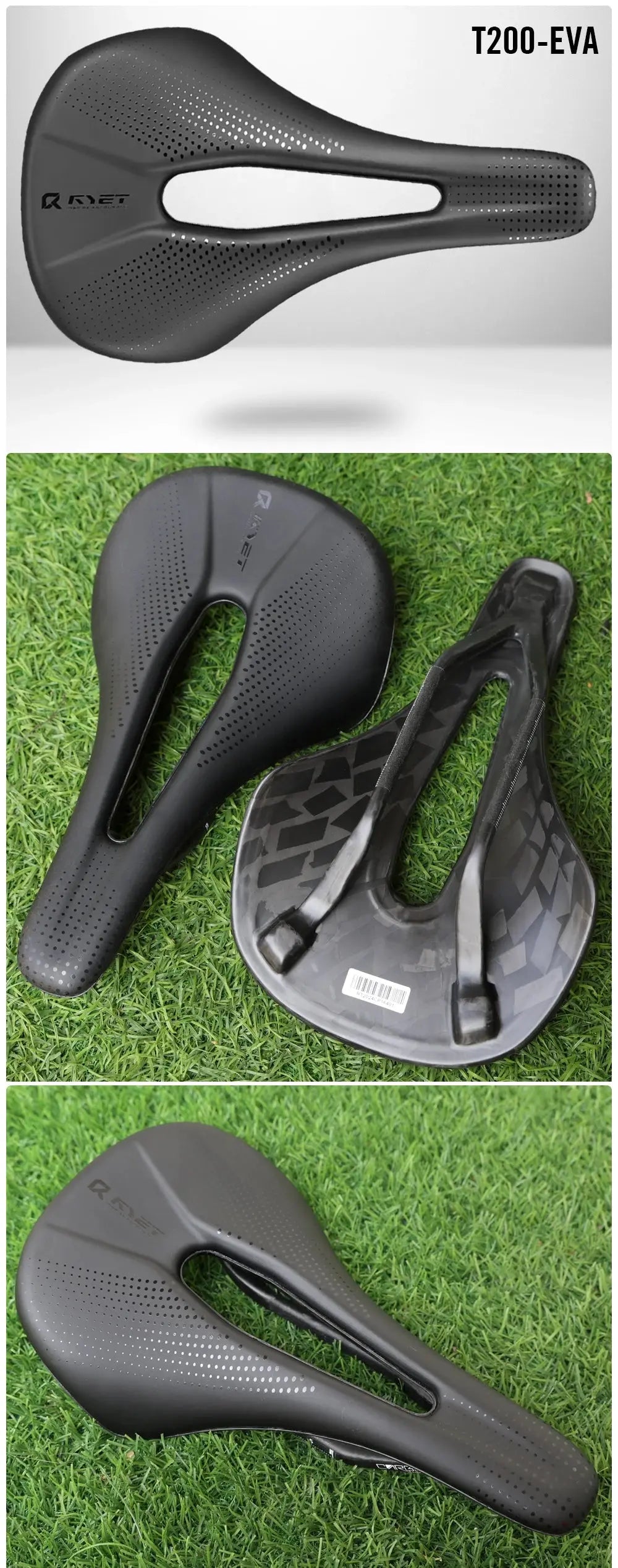 RYET 3D Printed Bike Carbon Saddle 140mm 143mm Super Light Road MTB Racing 3D/EVA Saddles Bicycle Cushion Cycling Seating Part - Cheap Carbon Parts