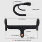 Bicycle Speed Integrated Handlebar,AERONOVA,28.6mm,Full Inner Routing,Flat Design,400/420/440mm,Carbon Drop Handle Bar - Cheap Carbon Parts