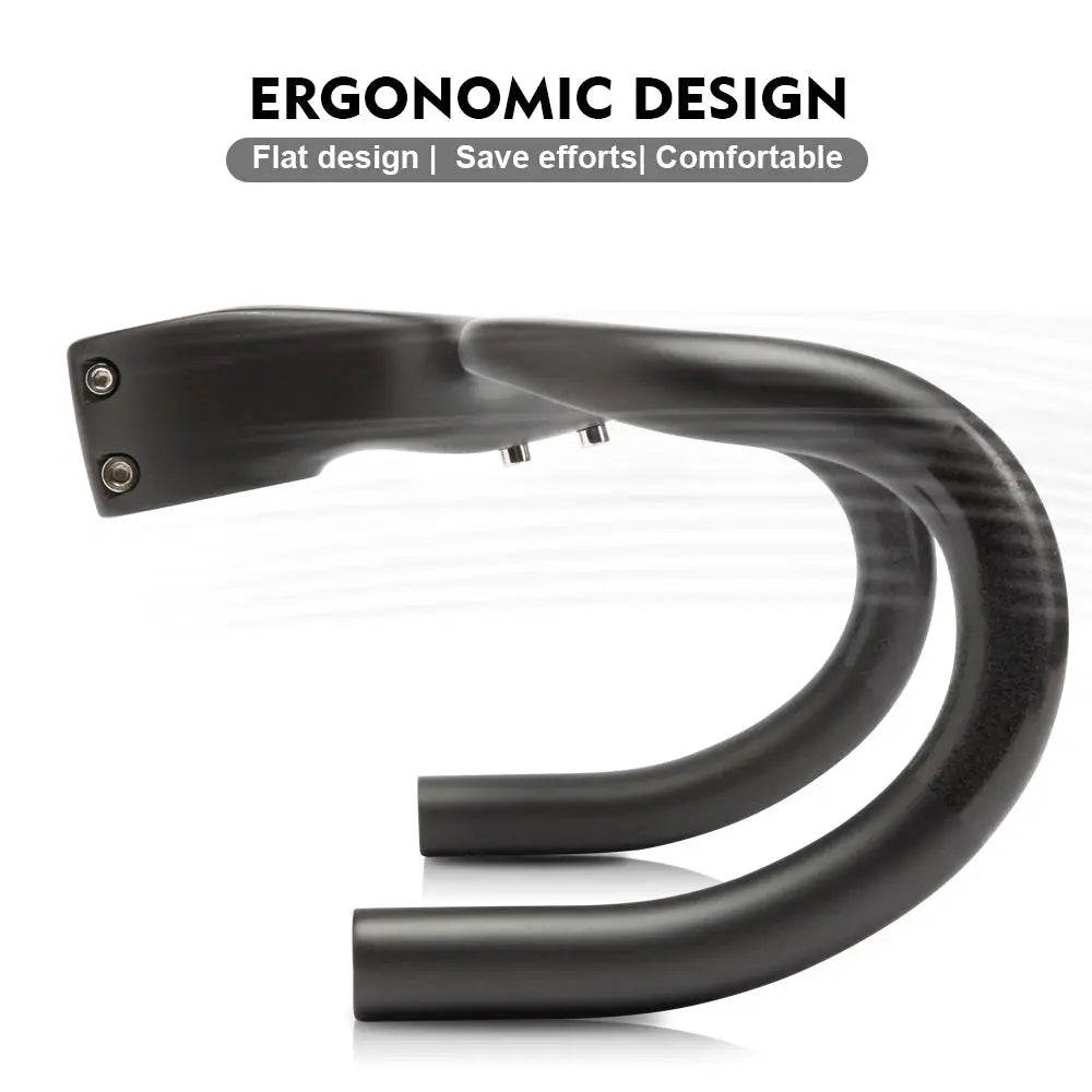 Integrated Ultralight Carbon Fiber Road Bike Handlebar 1-1/8" 400/420/440mm - Cheap Carbon Parts