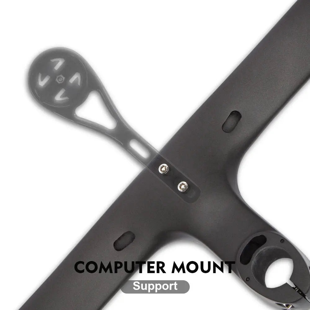 Integrated Ultralight Carbon Fiber Road Bike Handlebar 1-1/8" 400/420/440mm - Cheap Carbon Parts