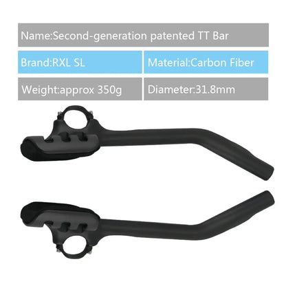 RXL SL Carbon Bicycle Rest Bar 31.8mm TT Handlebar Bicycle Rest Bar 30°/40°/50° Triathlon Extender Carbon Road HandlebarRest Bar - Cheap Carbon Parts