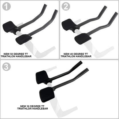 RXL SL Carbon Bicycle Rest Bar 31.8mm TT Handlebar Bicycle Rest Bar 30°/40°/50° Triathlon Extender Carbon Road HandlebarRest Bar - Cheap Carbon Parts