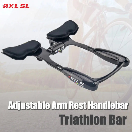 RXL SL TT bar Rest Handlebar Carbon 31.8mm Arm Rest Handlebar 3K Glossy /Matte For Road Bike Triathlon TT Handlebars - Cheap Carbon Parts