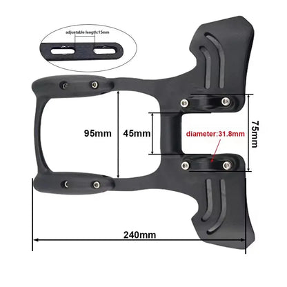 RXL SL TT bar Rest Handlebar Carbon 31.8mm Arm Rest Handlebar 3K Glossy /Matte For Road Bike Triathlon TT Handlebars - Cheap Carbon Parts